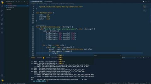 04 - Table Driven Testing in Go