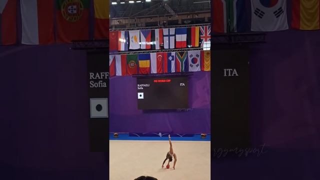 София Раффаэли - Упражнение с мячом - Чемпионат мира по художественной гимнастике в Палаио Фалиро 2