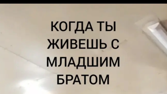 Когда ты живёшь с младшим братом