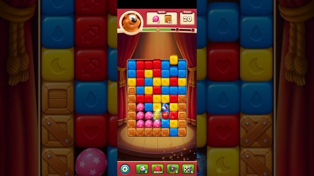 TOON BLAST МОБИЛЬНАЯ ИГРА ГОЛОВОЛОМКА В ЖАНРЕ ТРИ В РЯД — УРОВЕНЬ 28