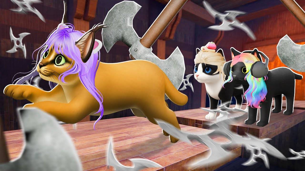 КОТИКИ СТАЛИ НИНДЗЯ! Roblox Kitten Game