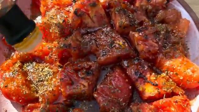 Готовлю лучшую хашламу на костре рецепт особенный