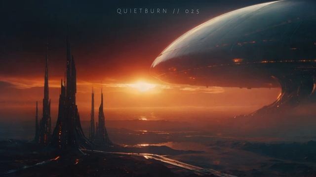 QUIETBURN 025 Retrospective Ambient Sci Fi Music Spark Creativity, Relax, Focus, Read, Sleep