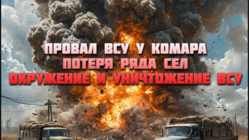 Новости СВО Сегодня-провал ВСУ у Комара. Потеря ряда сел. Окружение и уничтожение ВСУ
