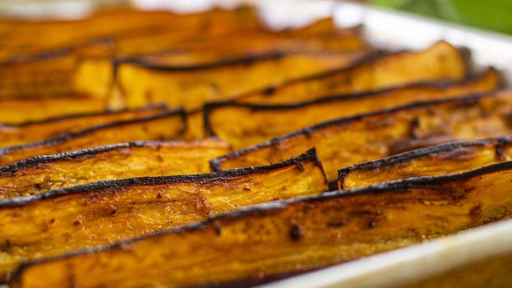Баклажаны в духовке в качестве гарнира к мясу