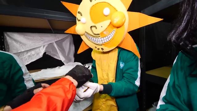 BRUNO-БРУНО SQUID GAME with MONSTERS in REAL LIFE!