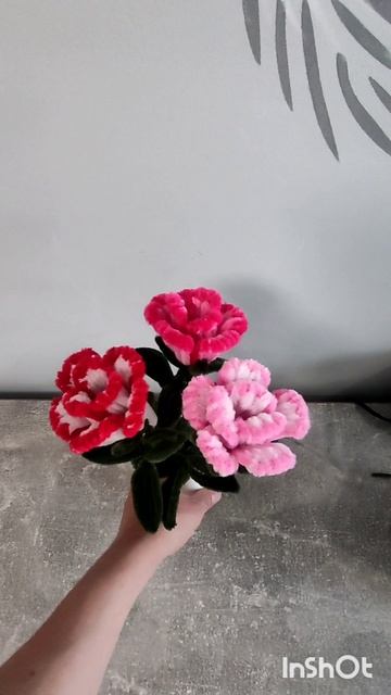 Цветы (Розы) из синельной проволоки