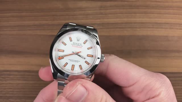 Rolex Milgauss WHITE DIAL ref.116400