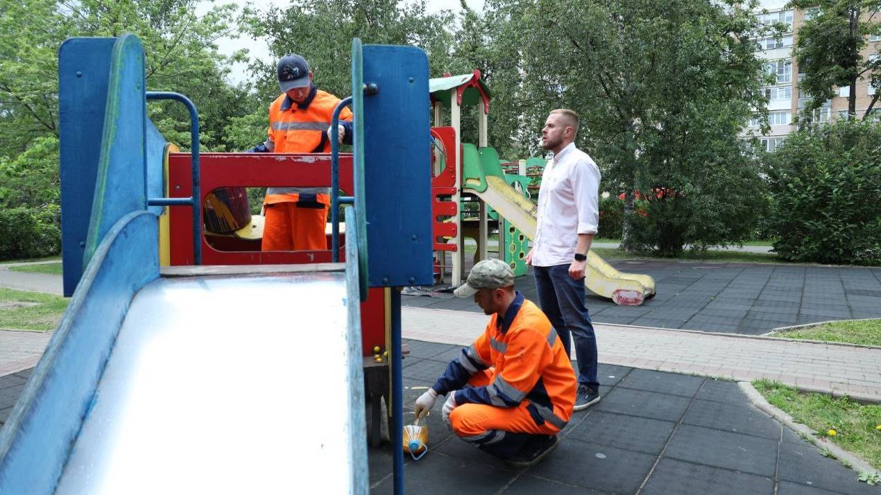 Благоустройство мытищинских дворов в самом разгаре