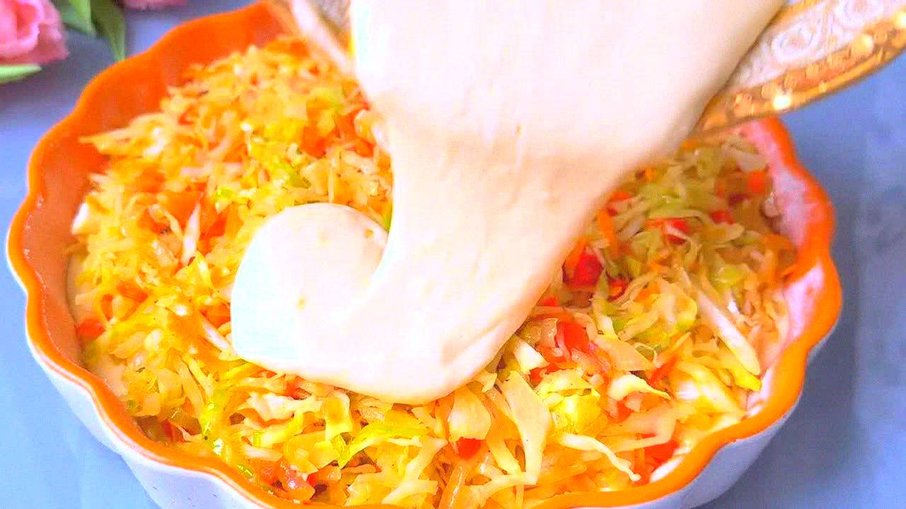 ЭТО НЕ ПРОСТО РЕЦЕПТ — ЭТО ШЕДЕВР! ВКУСНЕЙШИ! ПИРОГ С КАПУСТОЙ ЗА 30 МИНУТ! СЕКРЕТНЫЙ СПОСОБ