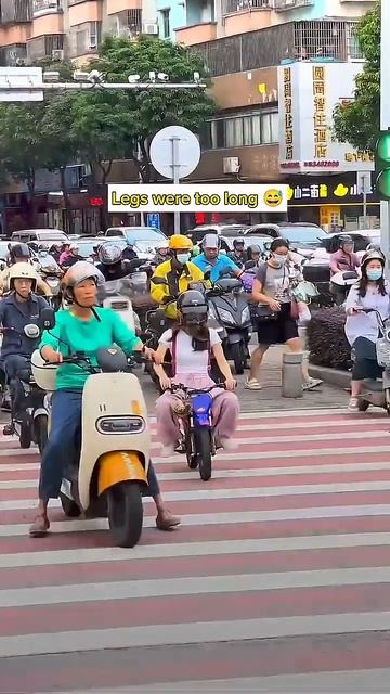 Cute Rider at traffic light🚦🥰🤣 #viral #funny #motovlog #trending  #motorcycle #bikelover #shorts