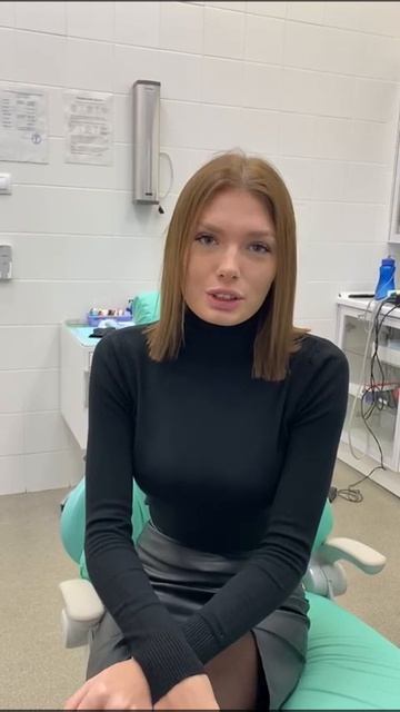 Еще один приятный отзыв нашей пациентки после чистки зубов.