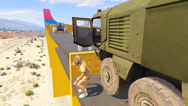 FlazinHOW FAR LIGHT AND LIGHT HEADS CAN CLIMB UP THE STEPS! EXPERIMENT GTA 5 ONLINE
