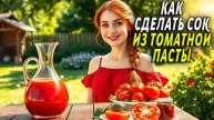 Как сделать сок из томатной пасты