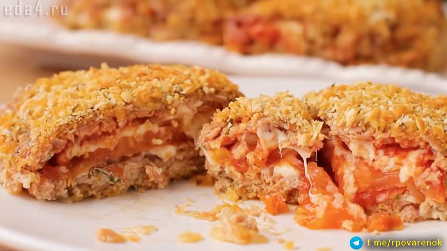 ВКУСНОЕ БЛЮДО из говяжьего фарша! Если у вас есть фарш, то обязательно приготовьте. Вкусно просто!