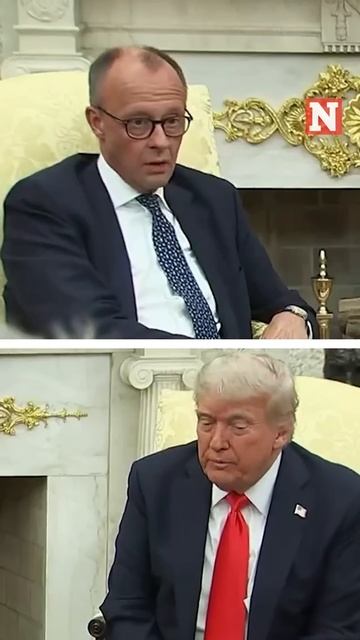 Мерц приехал давить на Россию… но Трамп напомнил про дедушку из СА