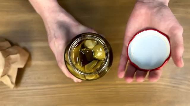 Белый маринованный гриб Резаный