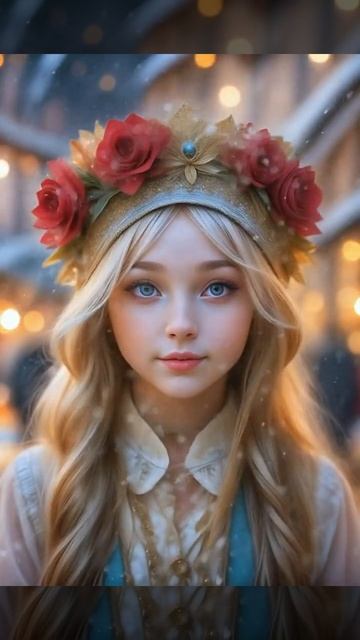 Beautiful cute girl New Year's holiday 2 ai lookbook art #aigirl #aiart #lookbook #beauty #cute