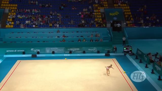 Ксения Мустафаева (ФРА) - Чемпионат мира по художественной гимнастике 2013