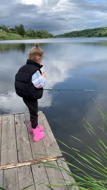 На рыбалке