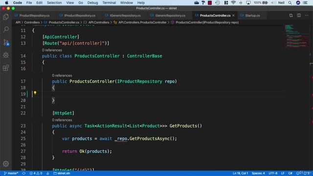 035 Implementing the methods in the Generic repository