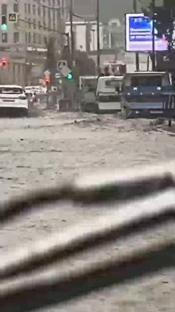 Сочи под водой: из-за мощнейшего ливня Сочи ушёл под воду. 😱