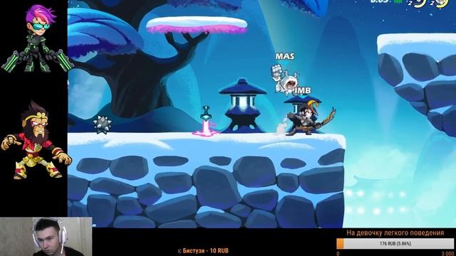 Last game for Diamond 3 season | Brawlhalla 24.01.2017