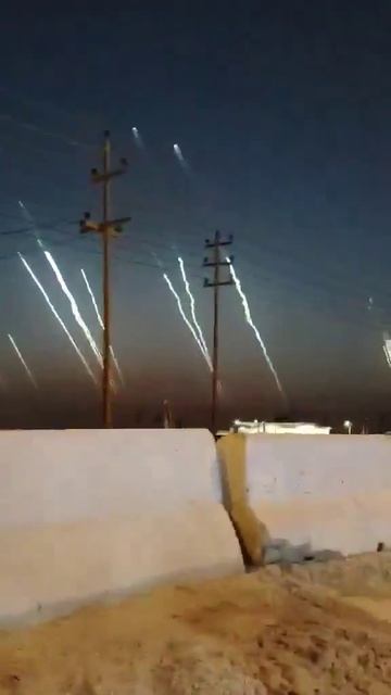 Иранские запуски, замеченные из Ирака сегодня ночью