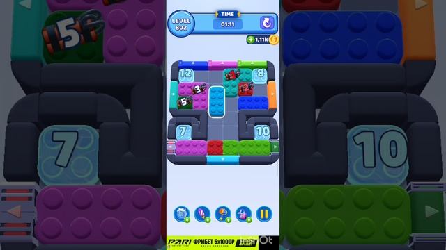 color block jam 802 уровень