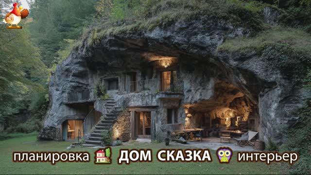 Сказочный дом мечты – 3D идея для вдохновения с планировкой и интерьером 🏡🏚️🏠 вариант (147)