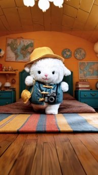 БУФИК!
Плюшевый друг снова ожил с помощью ИИ