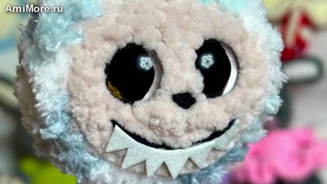Амигуруми: схема Монстрик-брелочек | Игрушки вязаные крючком