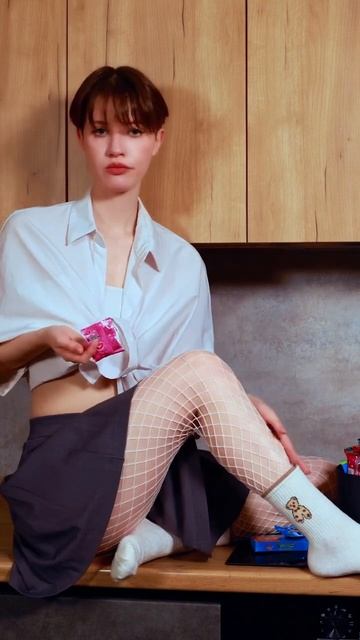 #stockings #cutegirl #candygirl #shortdress