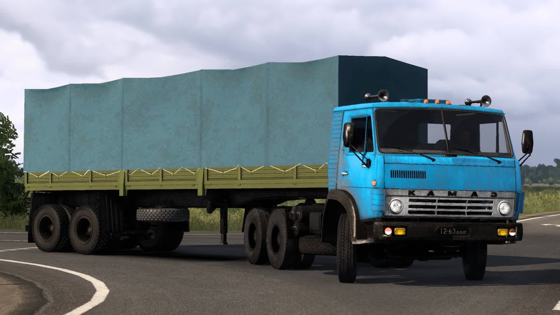 334 / ETS 2 1.53 / Русская сборка / КАМАЗ 5410 / В Казахстан.