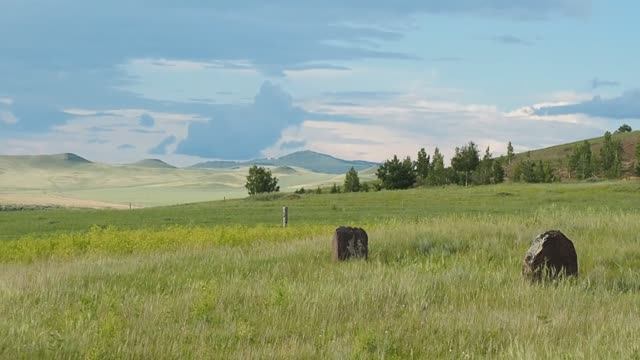 Дорога между Копьёво и озером Белё (Хакасия)