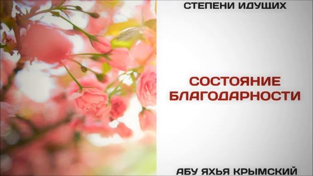75. Состояние благодарности  Абу Яхья Крымский