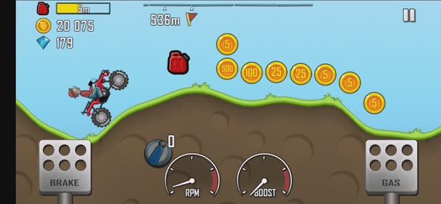Играю в Hill Climb Racing (часть 4). Еду на квадроцикле.