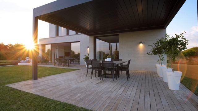 Биоклиматическая пергола от Golden Terrace