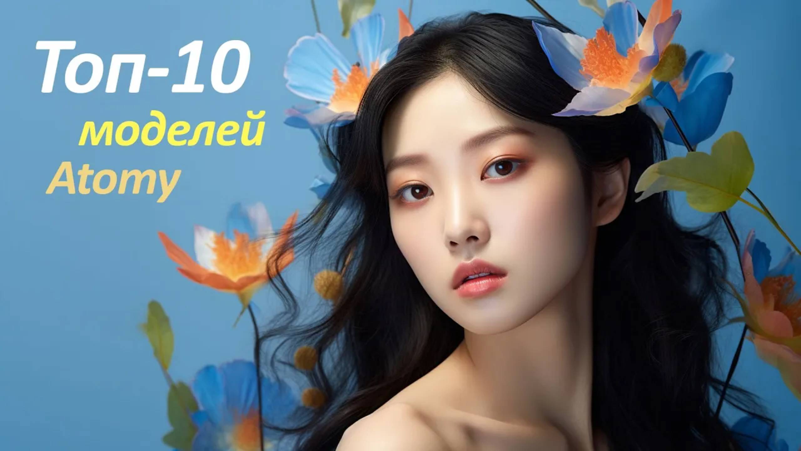 Топ-10 Самых Красивых Девушек Моделей Компании Atomy. По версии нейросети Midjourney.