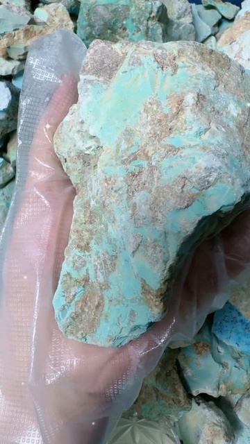 250613-1 Turquoise Rough: Color Blind Box Hidden in Stone
