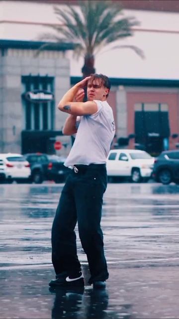 Step up dance in the rain