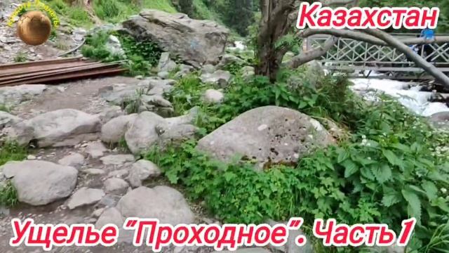 Казахстан, красота ущелья "Проходное" в Алматы