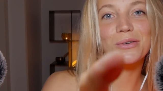 ELLIE - ASMR. Тихий голос на два микрофона, движения рук, звуки рта
