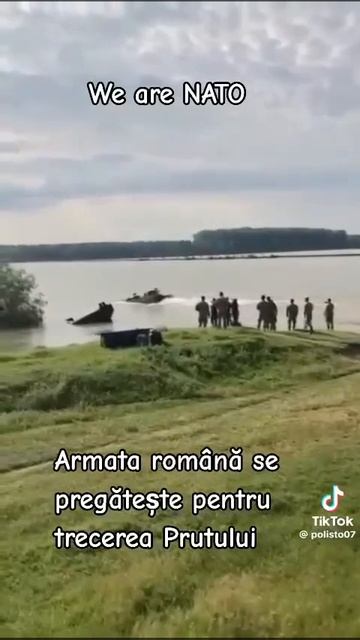 НАТО. Румынская армия. Форсирование реки.