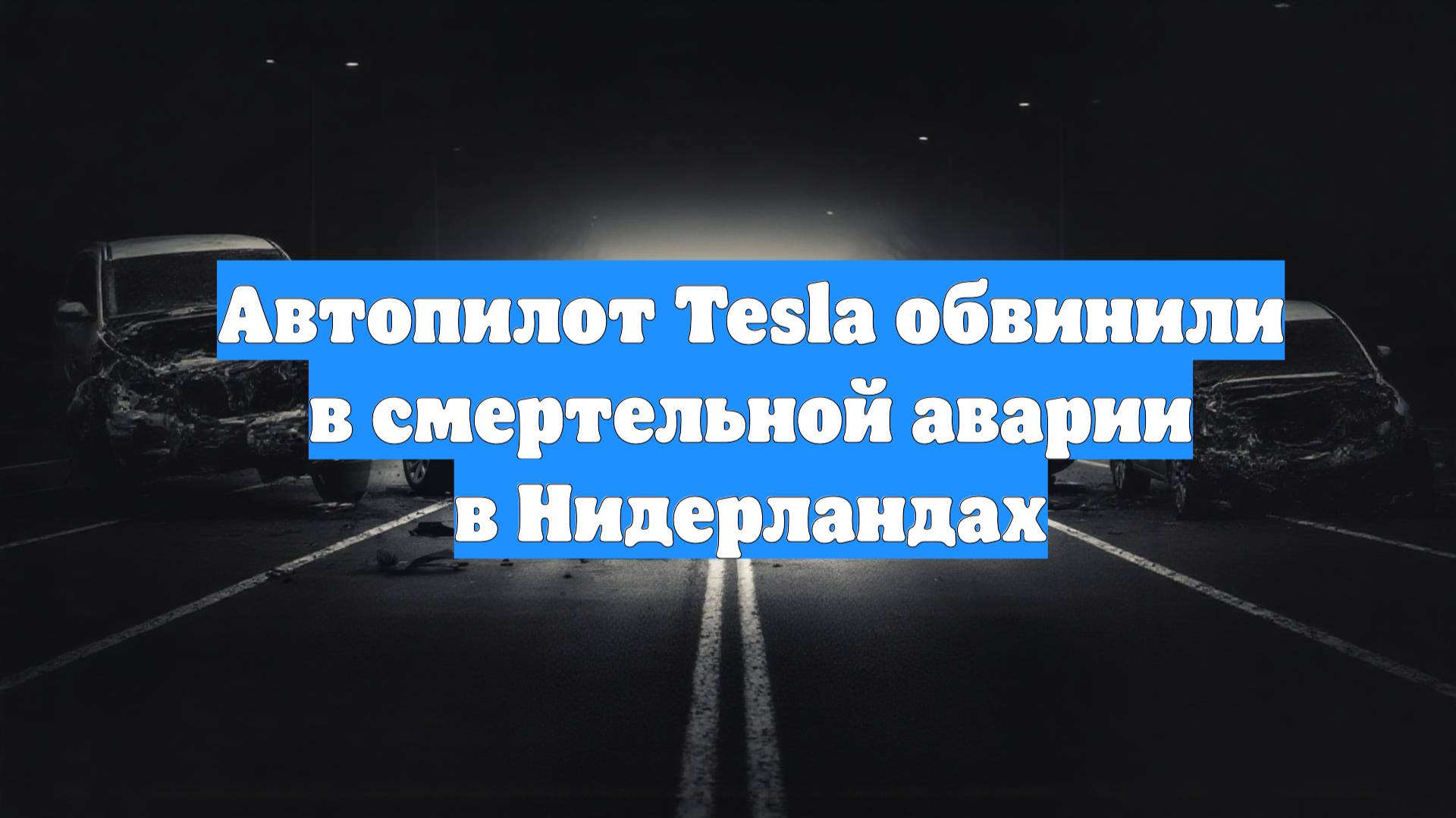 Автопилот Tesla обвинили в смертельной аварии в Нидерландах