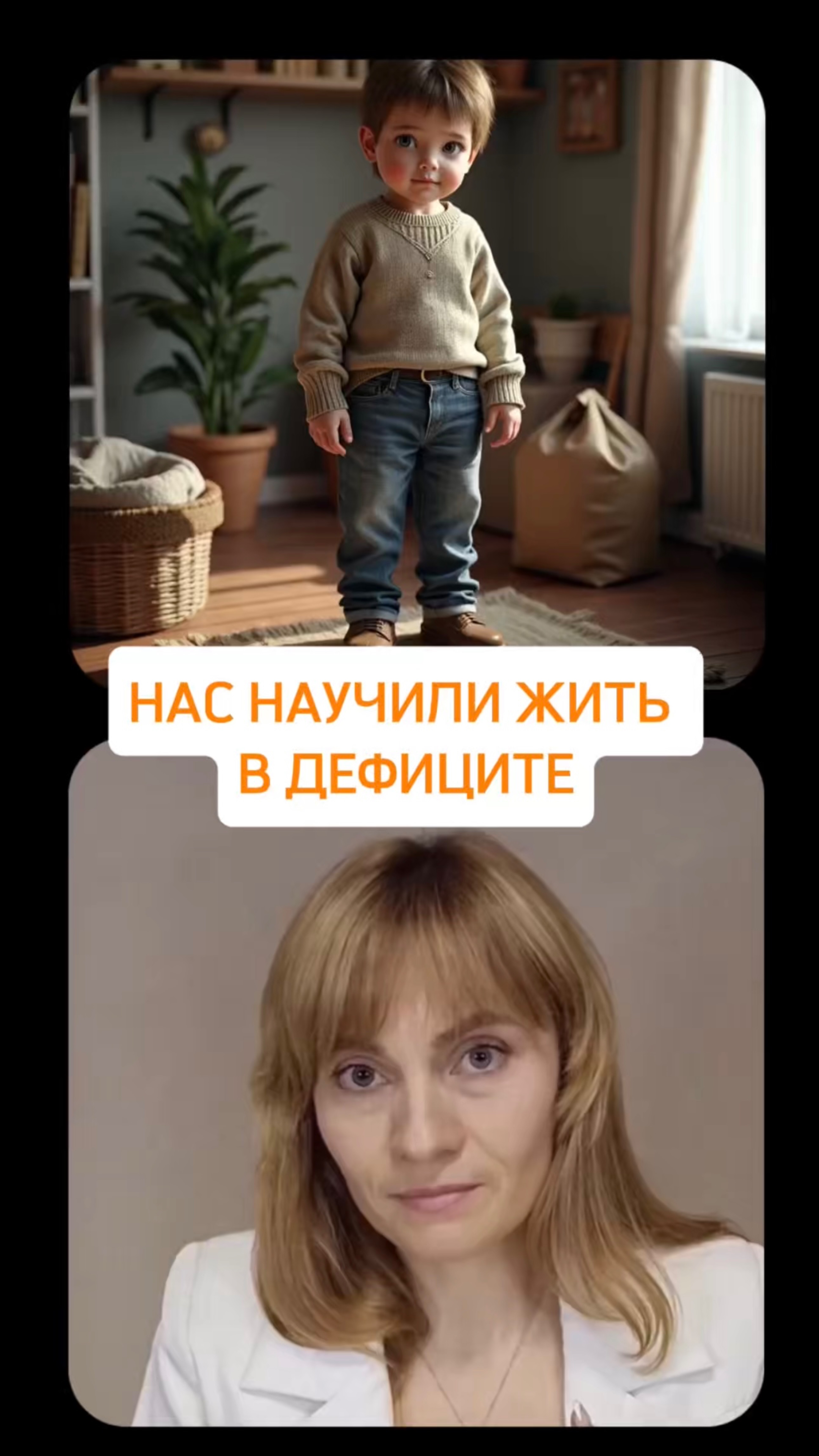 НАС НАУЧИЛИ ЖИТЬ В ДЕФИЦИТЕ