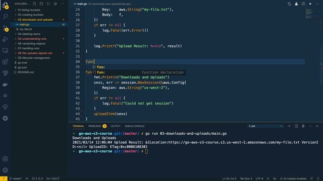 05 - Uploading Listing and Downloading Items from S3