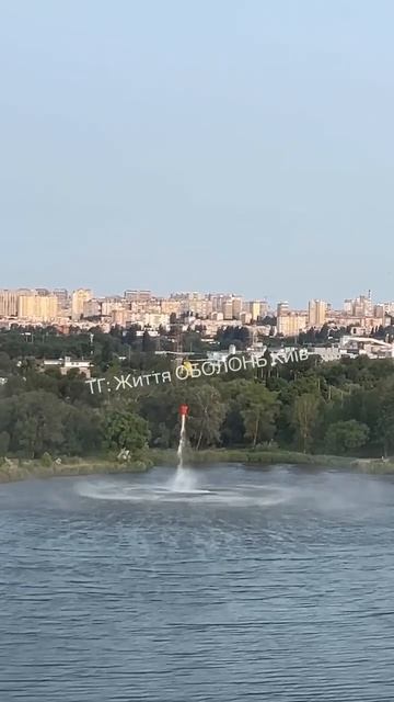 Сильный пожар в Киеве