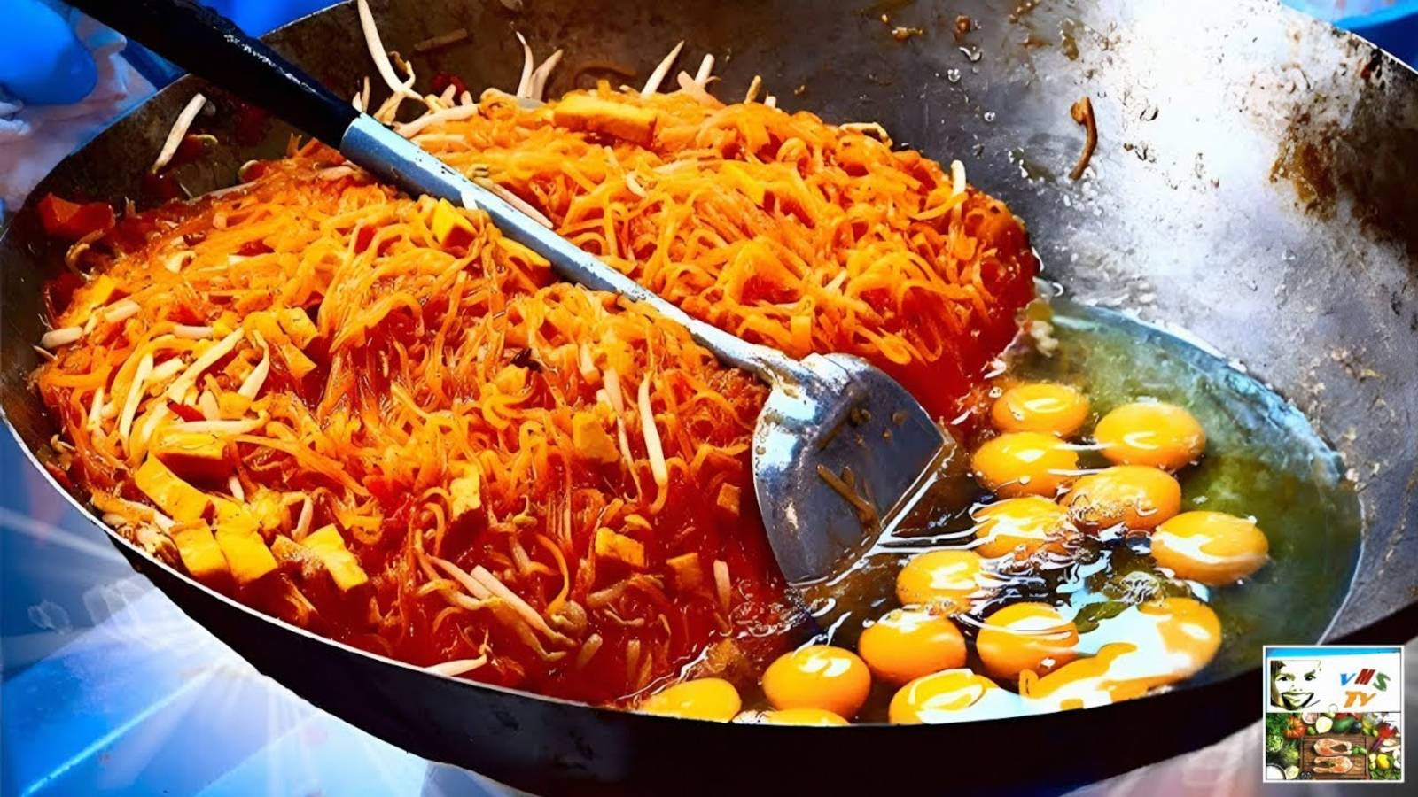 Ночной рынок и лучший пад-тай в Таиланде 🌙🍜 #PadThai #УличнаяЕда #НочнойРынок