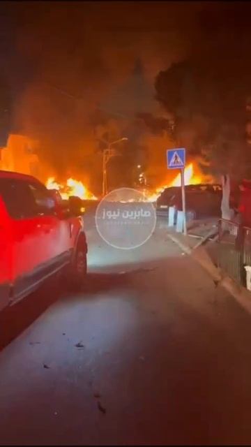 Хайфа 🔥💥🇮🇱 после налёта иранских ракет 🚀